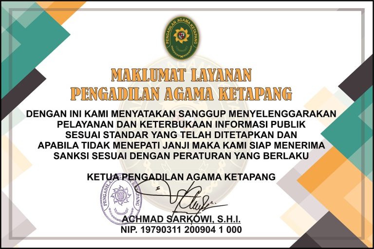 MAKLUMAT PELAYANAN